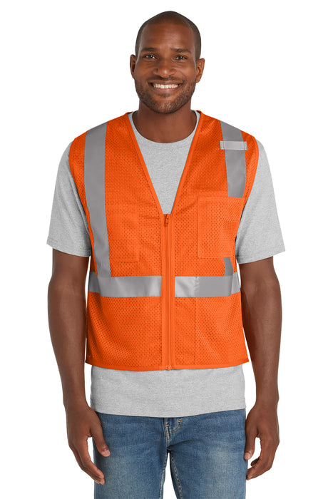 Class 2 Mesh Zippered Vest