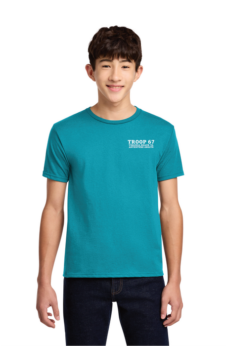 Cotton Feel Wicking Youth Short Sleeve