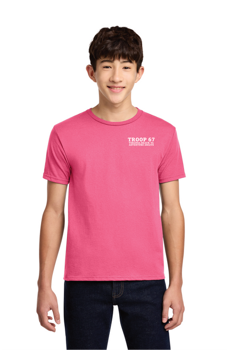 Cotton Feel Wicking Youth Short Sleeve