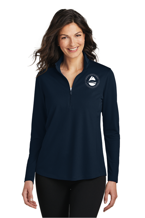 Ladies UV Micro-Mesh 1/4 Zip