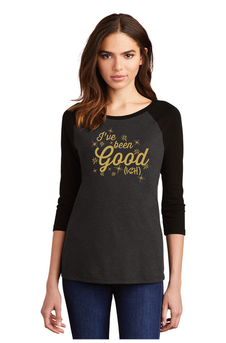 I've been Good(ish) Men's Raglan (Copy)
