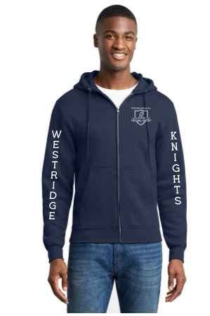 Adult Full-Zip Hooded Sweatshirt