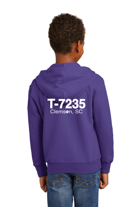 Youth Zip Hoodie - 7235