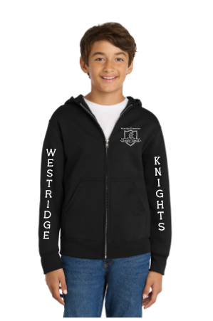 Youth Full-Zip Hooded Sweatshirt