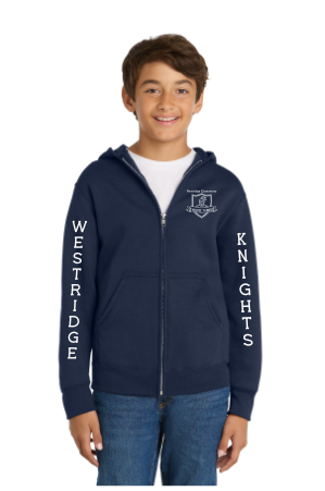 Youth Full-Zip Hooded Sweatshirt