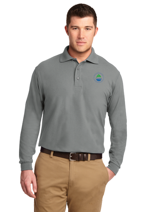 Men's Longsleeve Silk Touch Polo - Tall