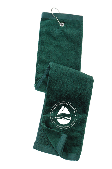 Grommeted Tri-Fold Golf Towel