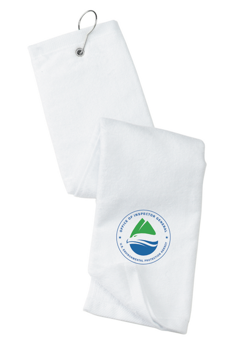 Grommeted Tri-Fold Golf Towel