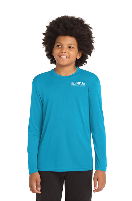 Youth Unisex Wicking Long Sleeve