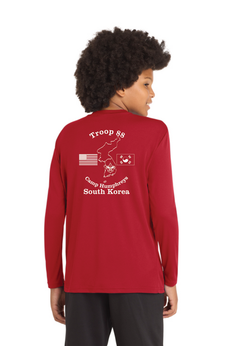 Youth Wicking Long Sleeve Shirt