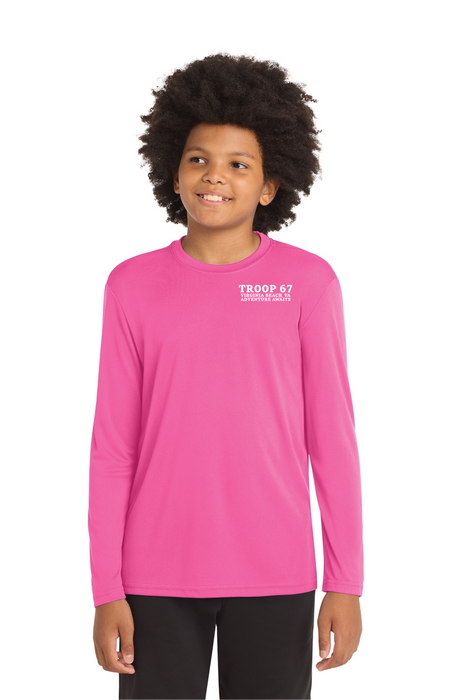 Youth Unisex Wicking Long Sleeve