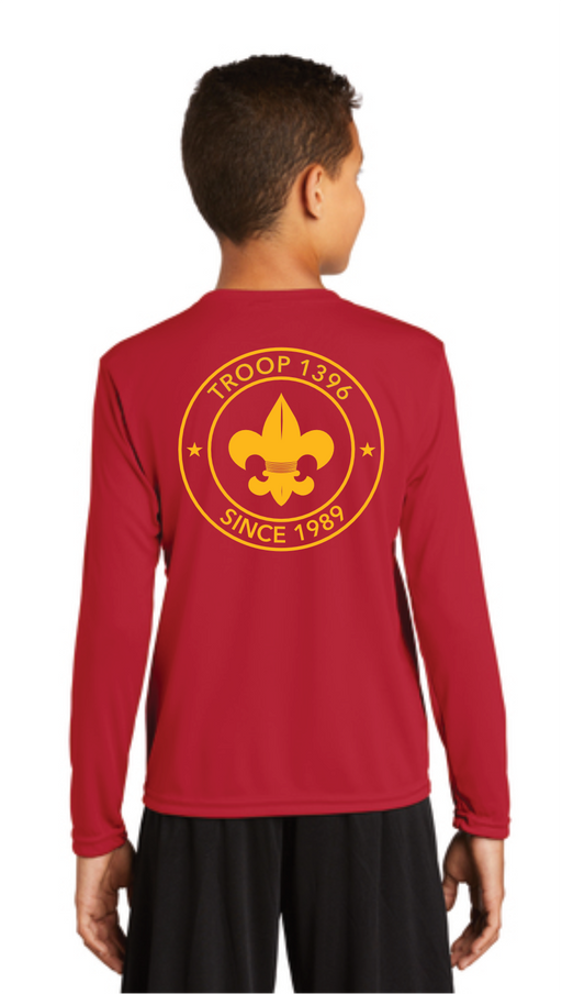 Youth Long Sleeve Wicking Sharp Plant Designs 1396 Woodbridge