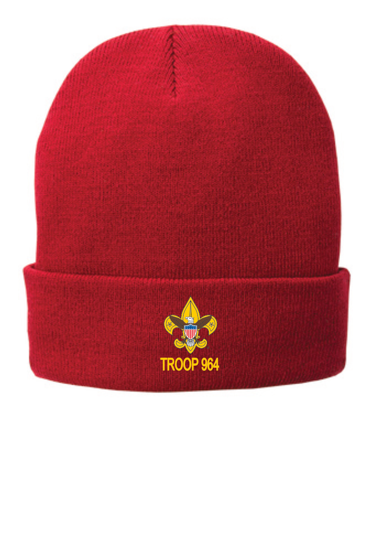 Fleece Lined Knit Hat Sharp Plant Designs