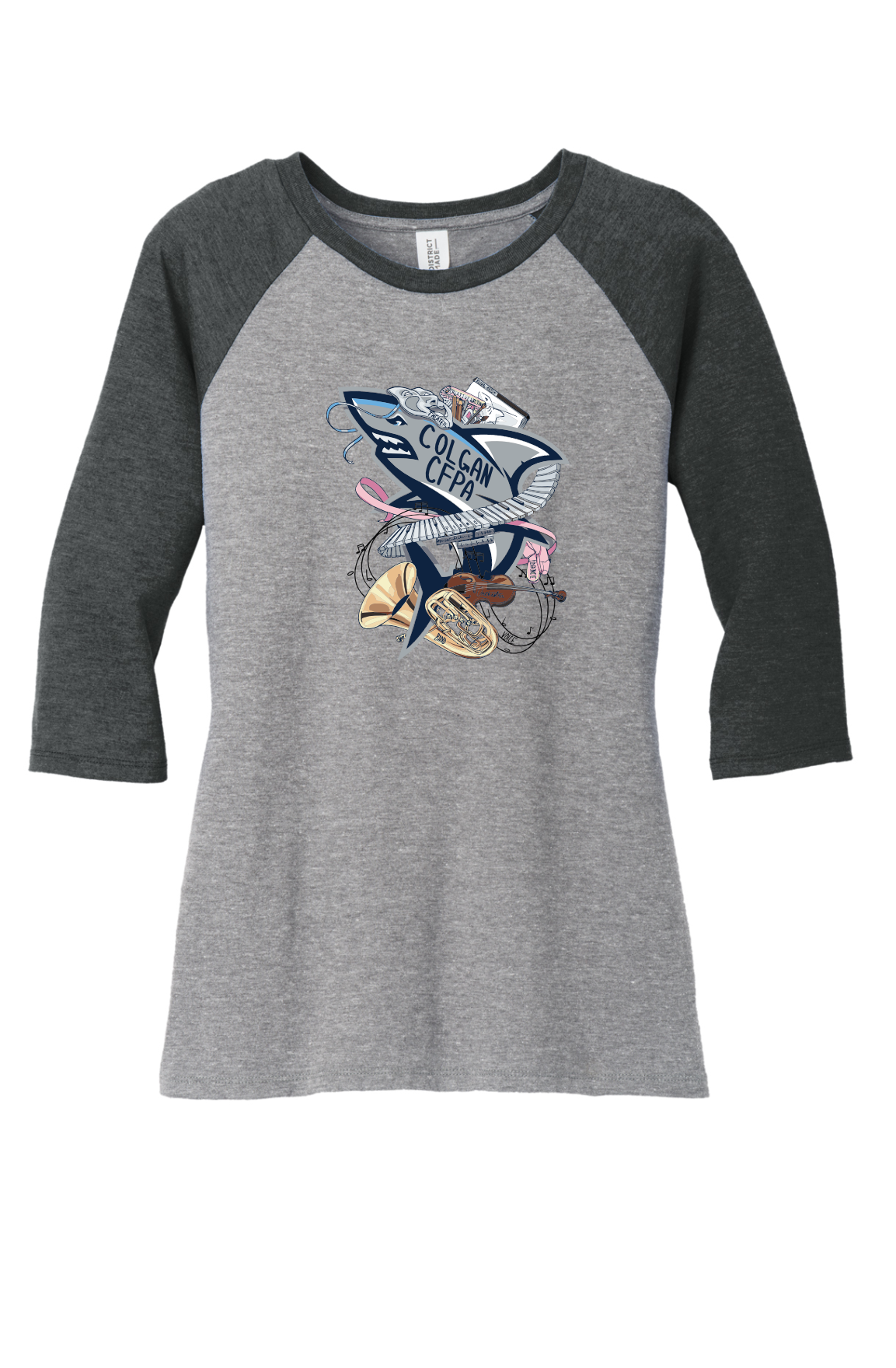 Women's Raglan Student Art