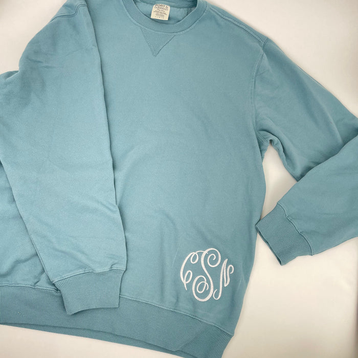 Monogrammed Crewneck Sweatshirt