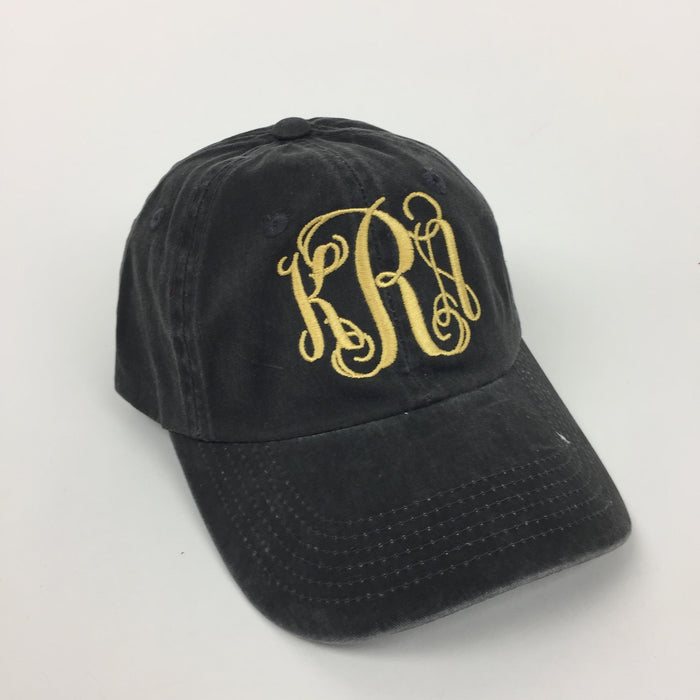 Monogrammed Hat Sharp Plant Designs Hat Woodbridge