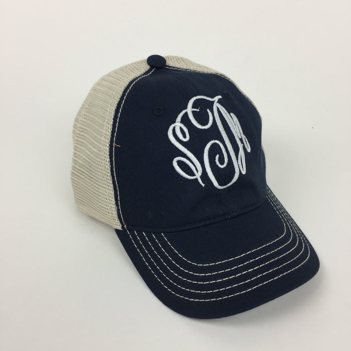 Monogrammed Hat Sharp Plant Designs Hat Woodbridge