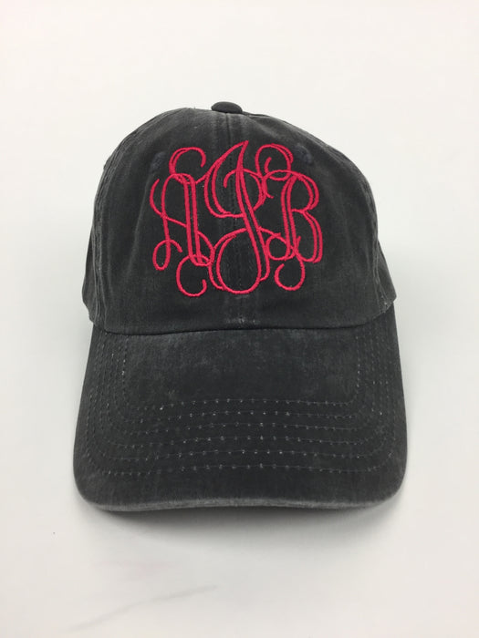 Monogrammed Hat Sharp Plant Designs Hat Woodbridge