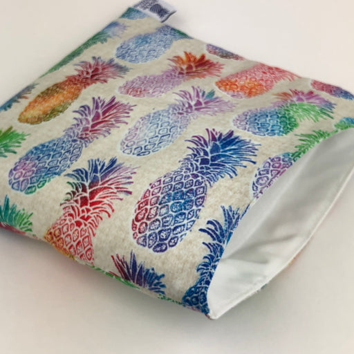 Colorful Pineapple Reusable Snack Bag Sharp Plant Designs Snack bags Woodbridge