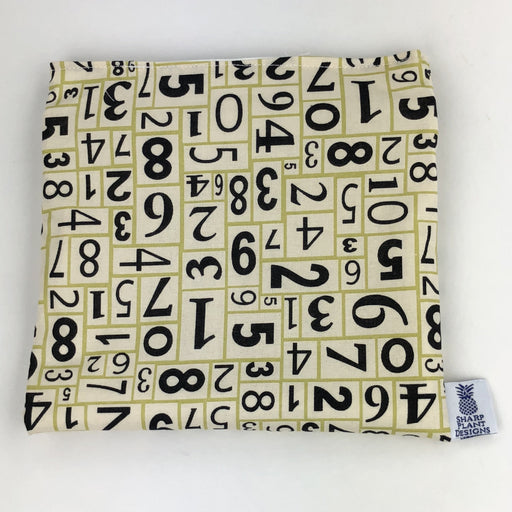 Numbers Reusable Snack Bag Sharp Plant Designs Snack bags Woodbridge