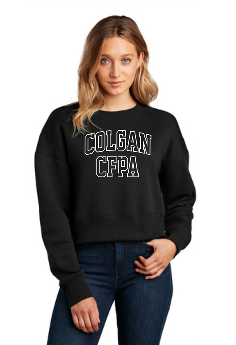 Collegiate Crop Sweatshirt