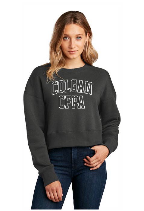 Collegiate Crop Sweatshirt