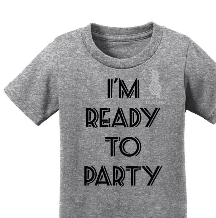 Really Tired and Ready To Party Mommy and Me Sharp Plant Designs Graphic Tee Woodbridge