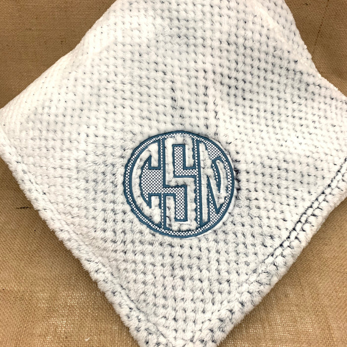 Plush Monogrammed Blanket