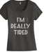 I'm Really Tired Graphic T Sharp Plant Designs Graphic Tee Woodbridge