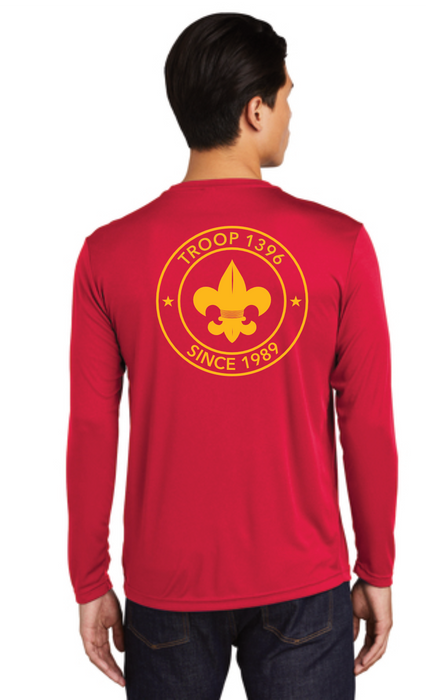 Adult Long Sleeve Wicking Sharp Plant Designs 1396 Woodbridge