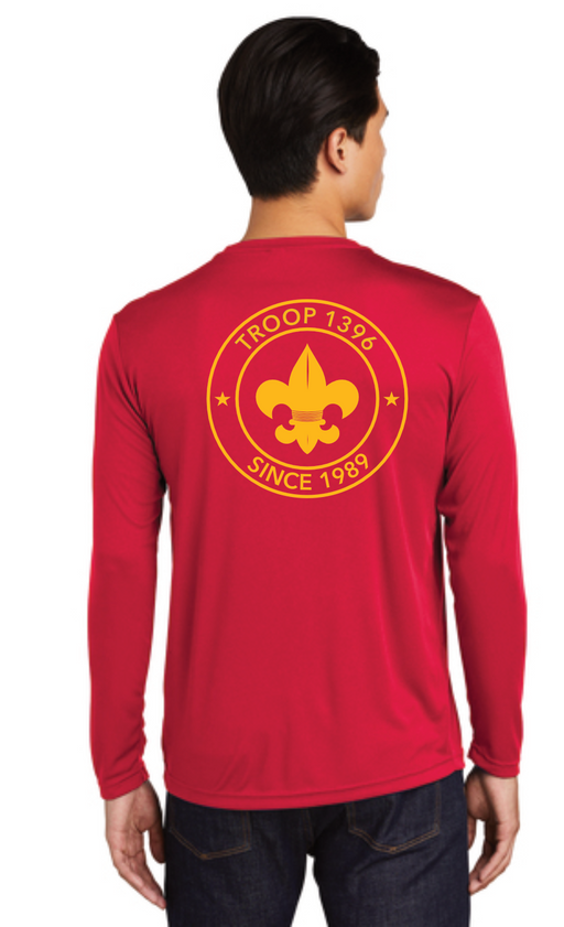 Adult Long Sleeve Wicking Sharp Plant Designs 1396 Woodbridge