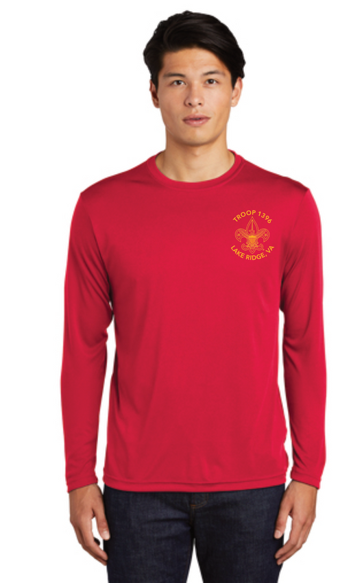 Adult Long Sleeve Wicking Sharp Plant Designs 1396 Woodbridge